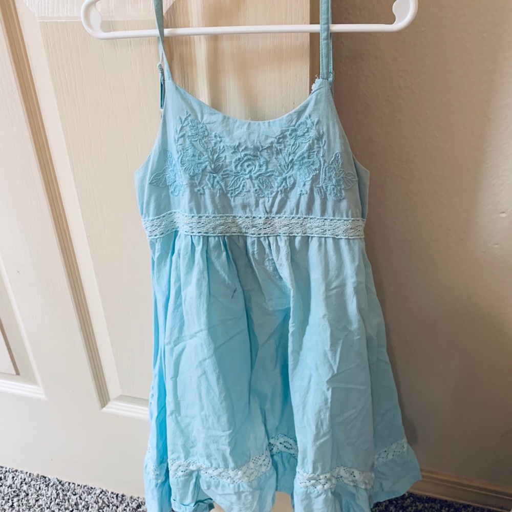 Baby blue cute summer dress